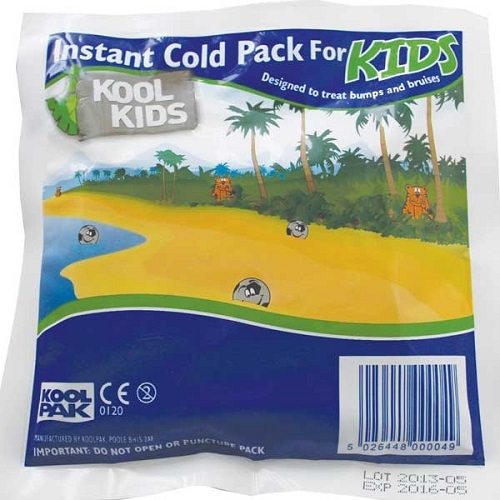 Kids Instant Single  Use Cool Pack Pack of 5 