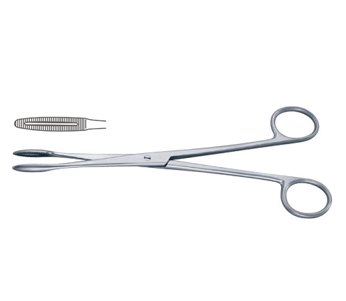 GROSS-MAIER Dressing & Cotton Swab Forceps Straight 20 cm