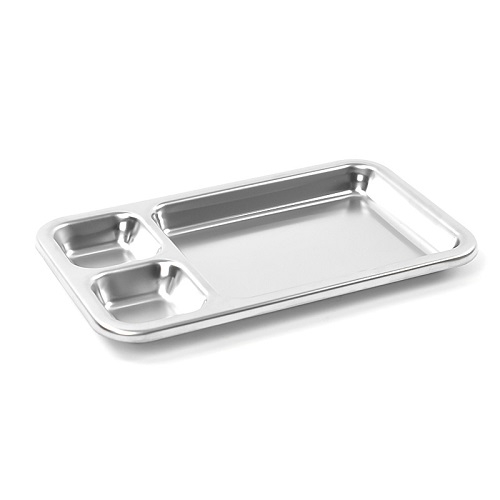  Dressings Tray in Stainless Steel