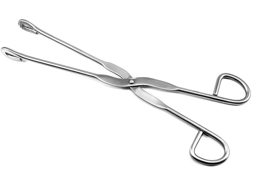 Utility  Sterilizer Forceps 28cm Curved