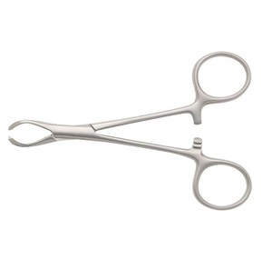 LANE Intestinal Forceps Short Jaws 15 cm
