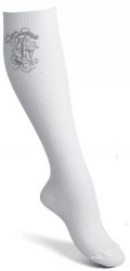 Compression Socks Knee high 15-18mmHg White Size 40-42-Ankle Size 22-25 cm Calf Size 34-40 cm