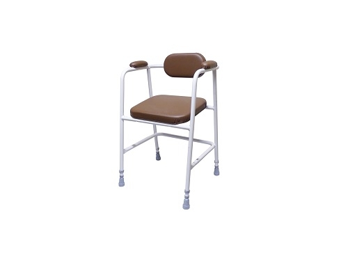 Perching Stool With Deeply Padded Seat