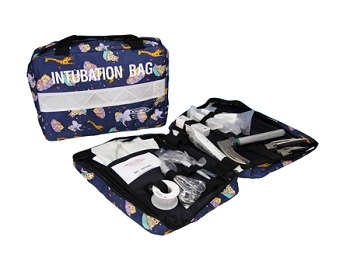 Boscarol Paediatric Intubation Bag complete with FO Light Laryngoscope