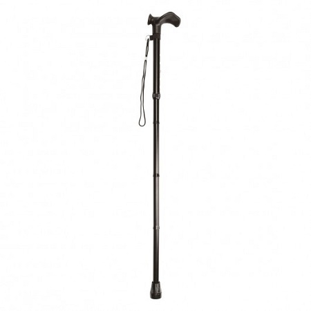 Anatomic Adjustable Walking Stick Right Hand Medium Size 79-89 cm with Strap 	 