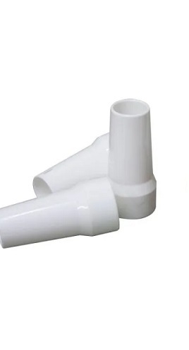 15 Pieces Sterilisable Plastic Mouthpieces for Mini-Wright peakflowmeters