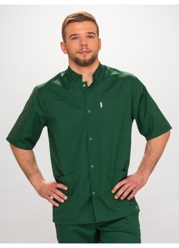 Mens Healthcare  Work Tunic In Green Medium    