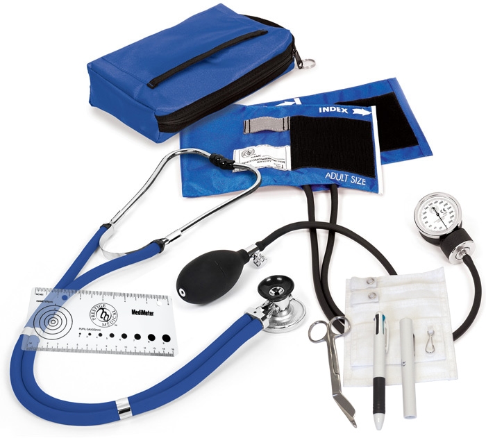 Sprague and Sphygmomanometer  Kit  Royal  Blue 