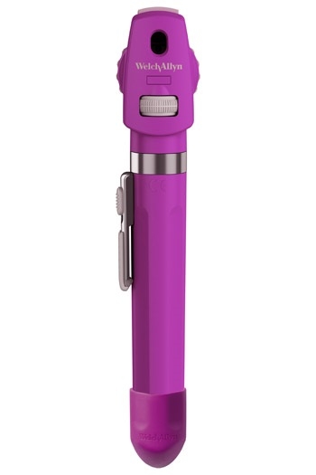 Welch Allyn Pocket LED Ophthalmoscope Plum With Handle 
