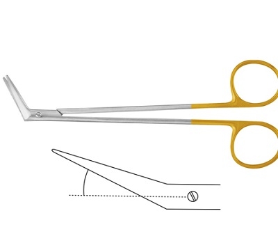 Debakey Vessel and Cardiac Scissors 23 cm