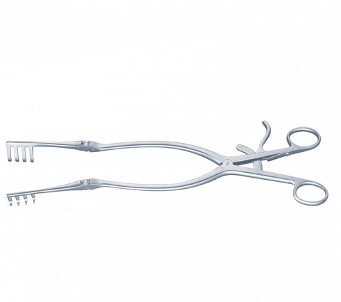 BECKMANN Retractor Sharp 31 cm
