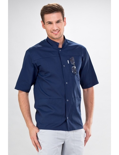 Mens Healthcare Work Tunic In  Dark Blue  Medium  
