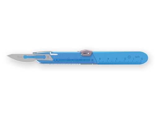 Safety Scalpel With Protective Shield 
