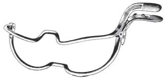 WHITE HEAD Mouth Gag  11cm 4.25 inches