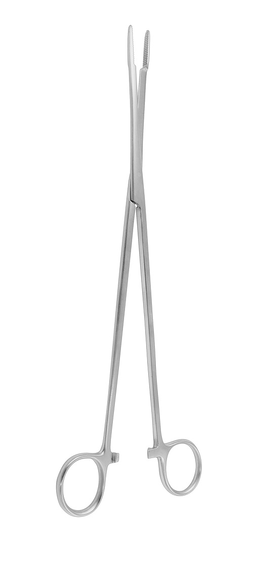 PELKMANN Dressing & Cotton Swab Forceps Curved 25 cm