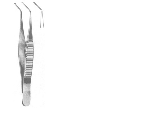 ELLIOT Iris Forceps 1:2 Teeth 10 cm