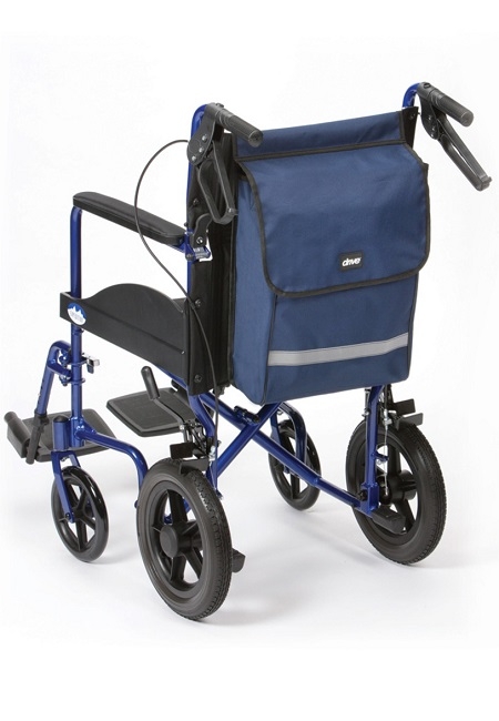  Wheelchair Universal  Seat Bag Navy Blue 