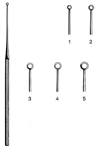 MYLES Curette Blunt fig 4 17 cm