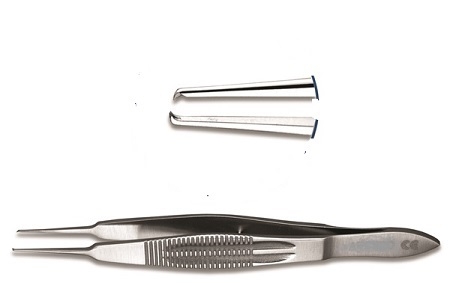 CASTROVEIJO Fixation Forceps Straight 9 cm