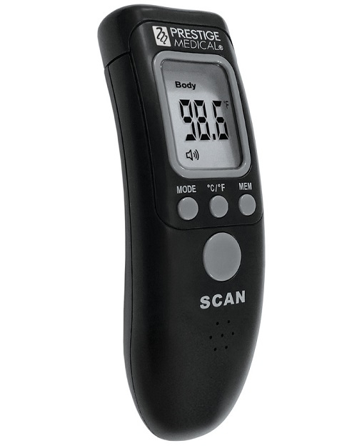 Infrared Non-Contact Forehead Thermometer Black 	  