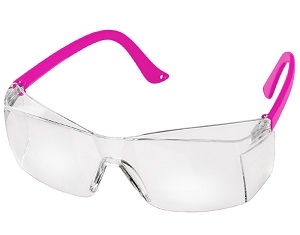 Temple Eyewear Safety Spectacles Pink
