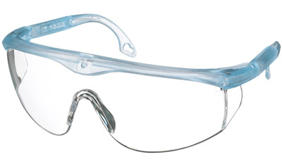 Full Frame Coloured Protective  Eyewear Light Blue 