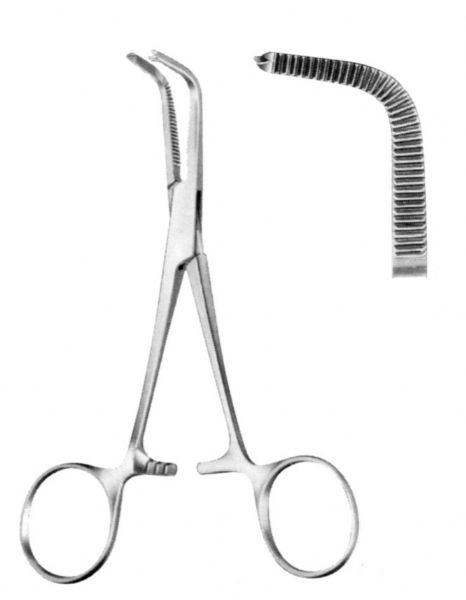 KLEINSCHMIDT Appendix Clamp Forceps 12 cm