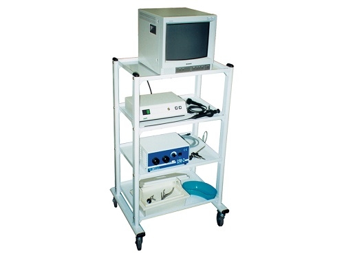 Medical  Trolley With 3 Fixes Shelves 