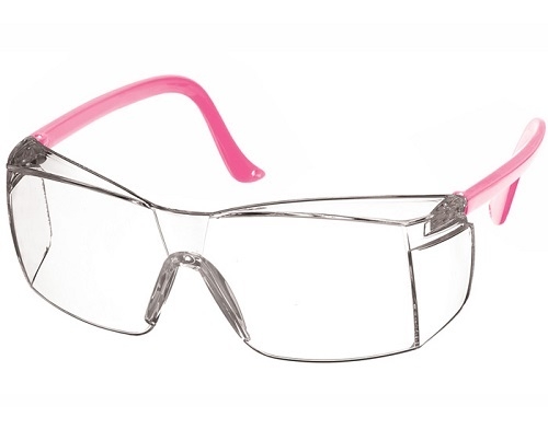 Temple Eyewear Safety Spectacles  Hot Pink