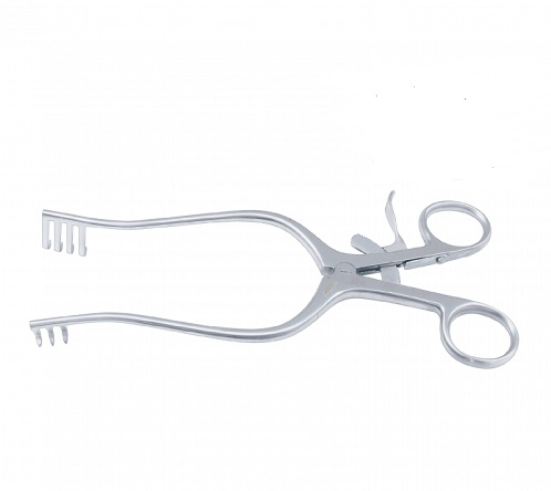 WEITLANER Retractor 2:3 Prongs Blunt 10.5 cm