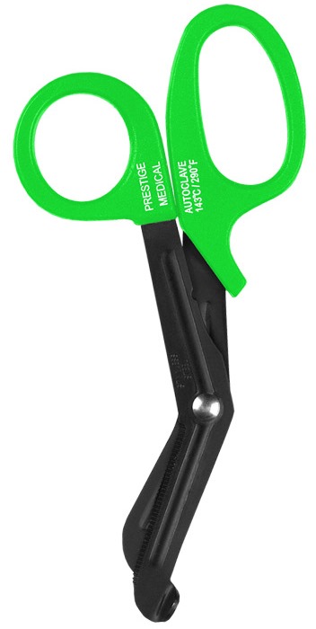 Premium Fluoride Scissors - revolutionary Fluoride coating that provides a non-stick surface Neon Green  14 cm