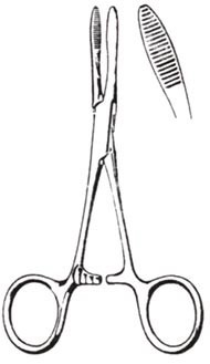 Pean Dressing Forceps 13cm Curved