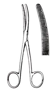Bryant  Sponge Dressing Forceps  13cm Curved