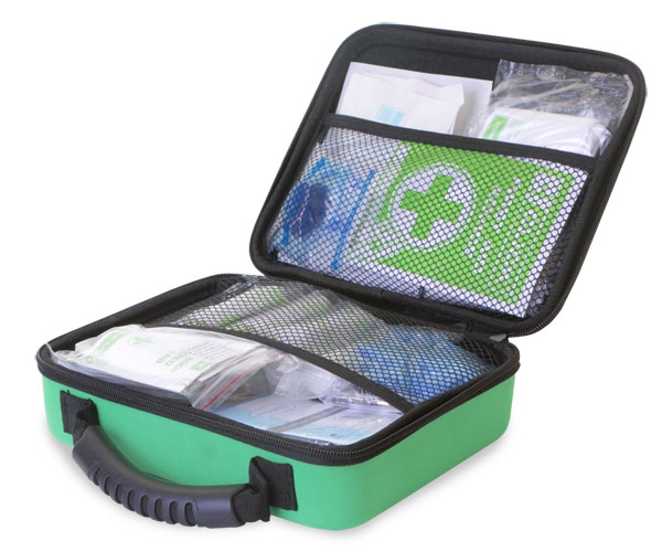  Family First Aid Kit In Medium Feva Bag Green