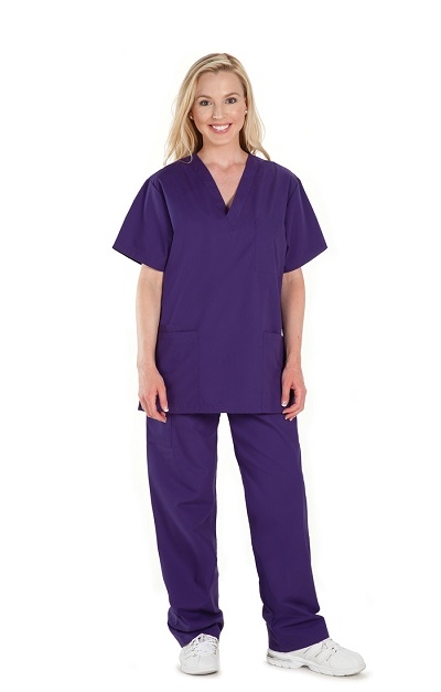 Scrub Suit in XXX Large Purple