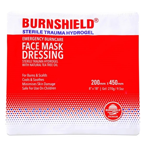  Sterile Trauma Hydrogel Face Mask Precut