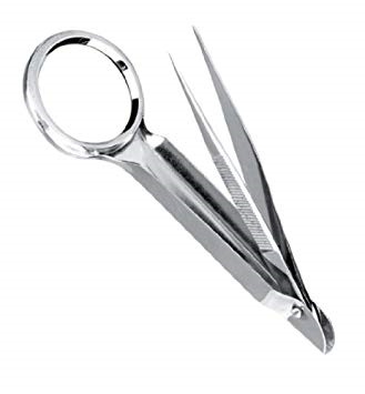 Splinter Forceps With Magnifier Glass 12 cm