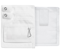 Belt Loop Nylon Organiser - White