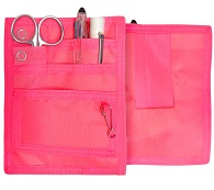Nurses Nylon Organiser Set - Pink