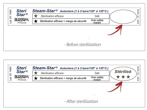  Steam Indicator Autoclavable Box of 1000 pcs 