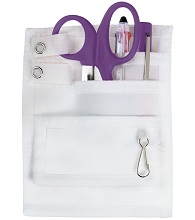 Five-Pocket Nurses Colour Co-Ordinated Organiser Set - Purple