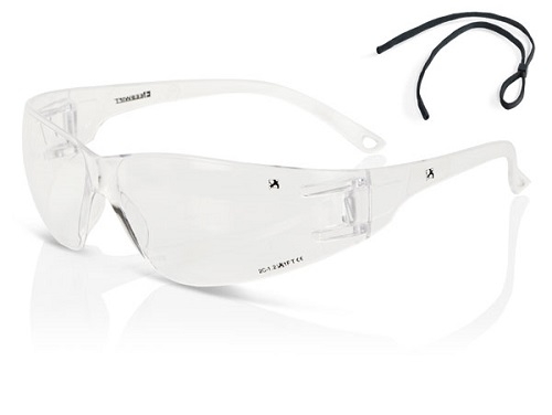  Wraparound Safety Glasses Clear