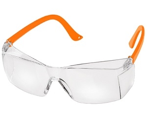 Temple Eyewear Safety Spectacles Orange