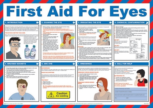 First Aid for Eyes Poster