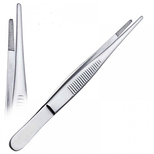 Standard Dressing Forceps  Serrated Jaws 18cm