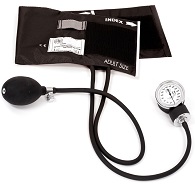 Prestige Adult Aneroid Sphygmomanometer in Black