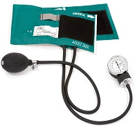 Prestige Adult Aneroid Sphygmomanometer in Teal
