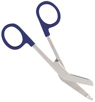 Listermate Bandage Scissors - Navy 14 cm  Autoclavable 143C