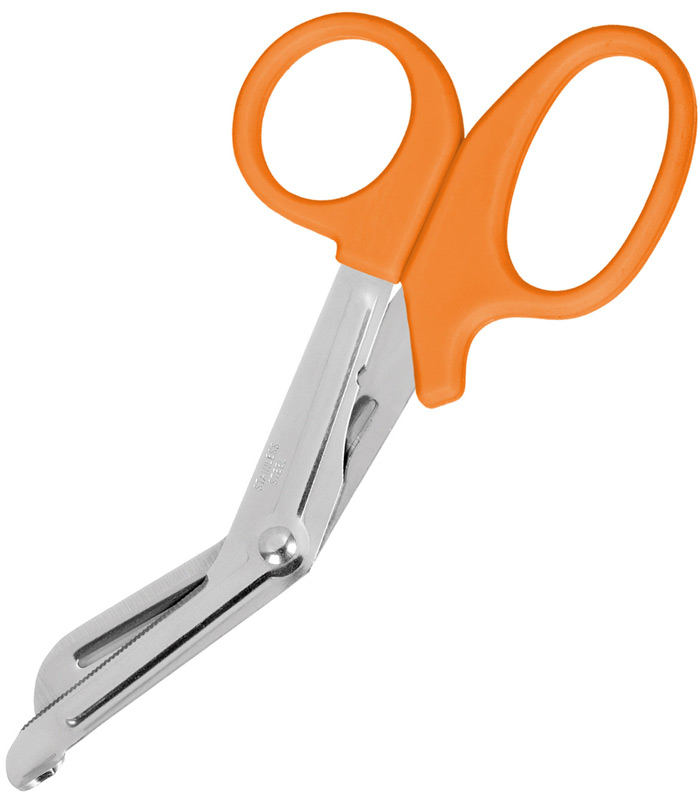 Nurse Utility Scissors - Hot Orange 14 cm Autoclavable 143C