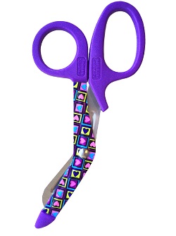Nurse Utility Scissors Heart Print 14 cm Autoclavable 143C